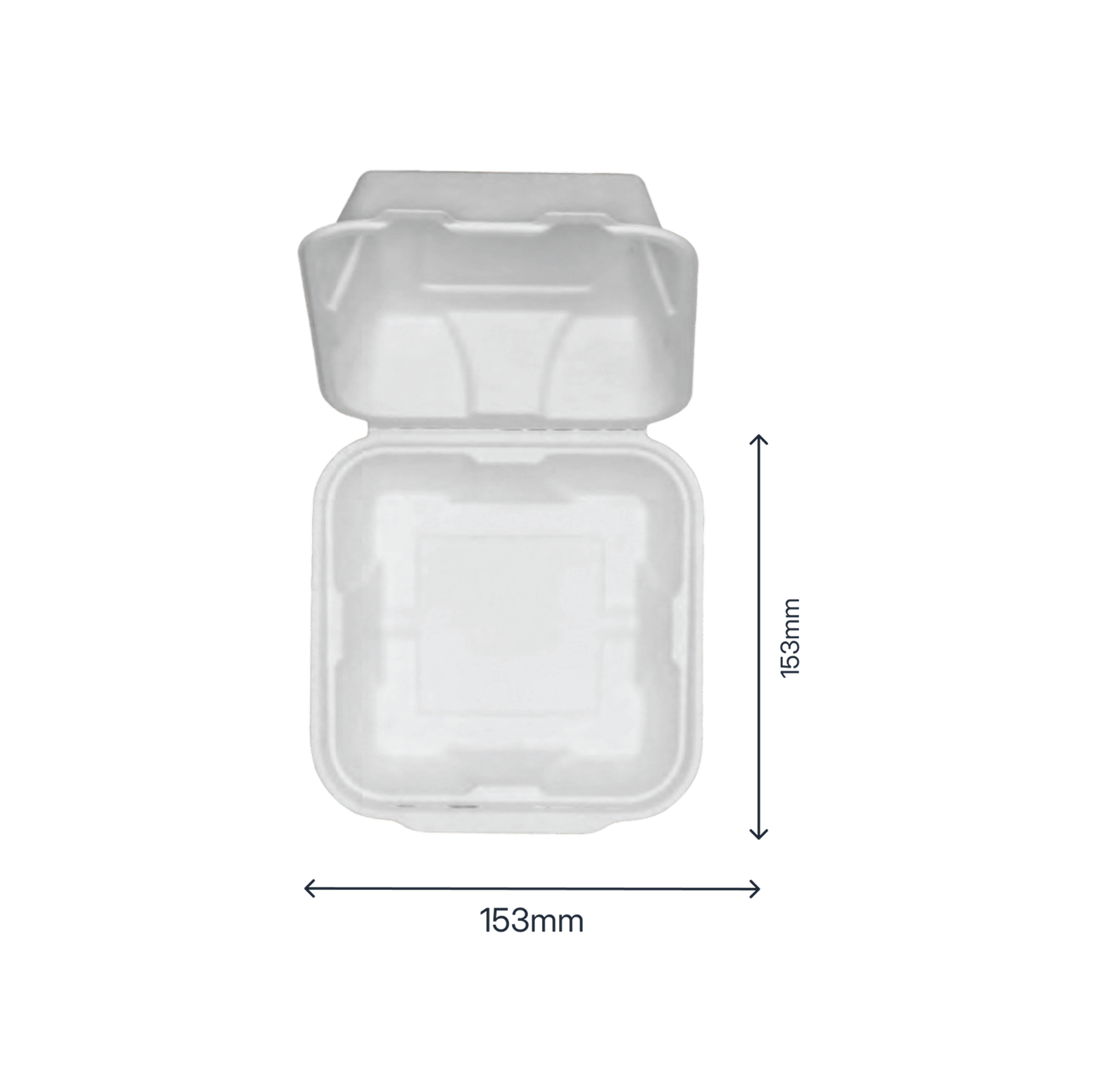 6" x 6" Clamshell - product photo 2