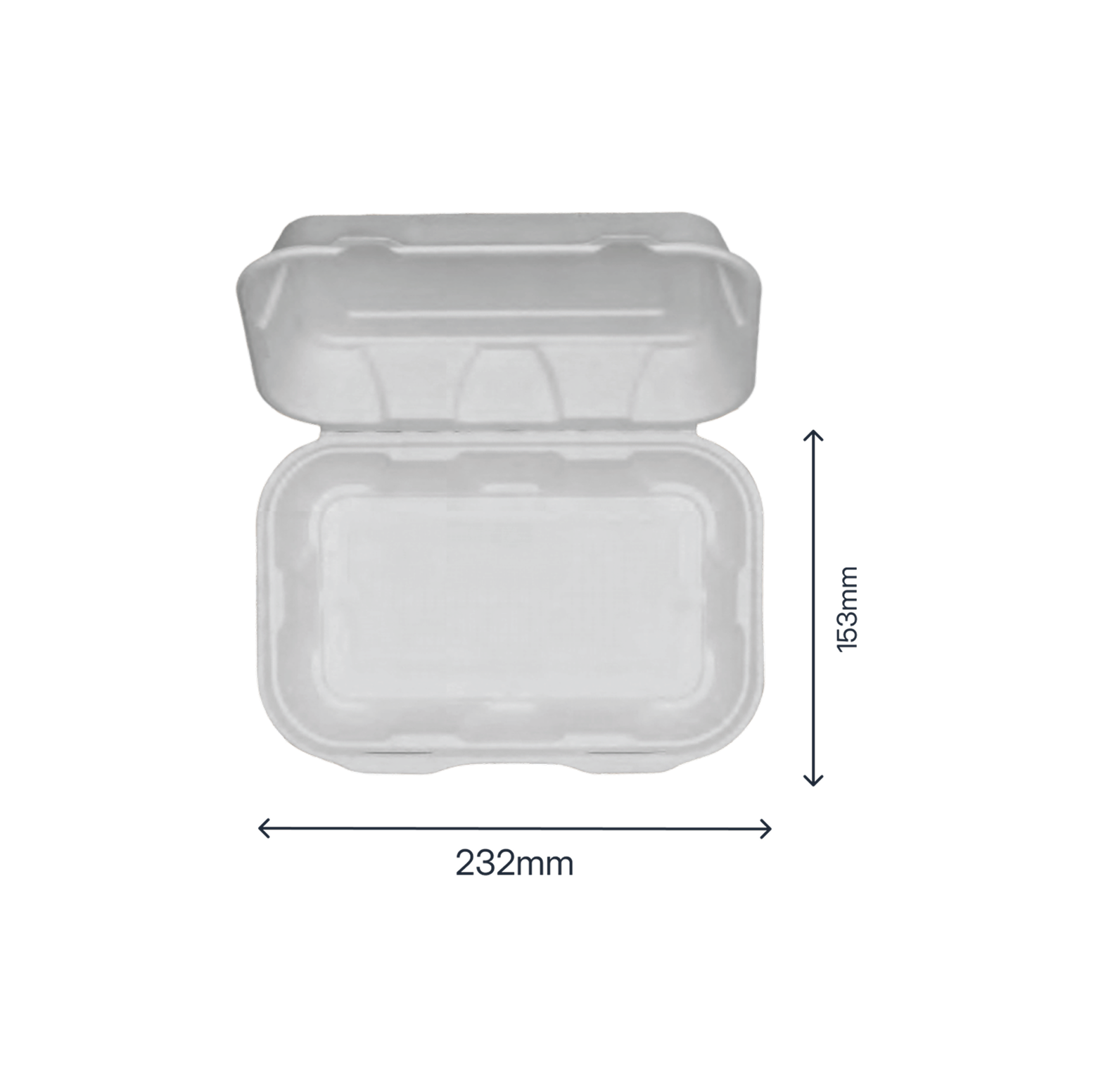 9" x 6" Clamshell - product photo 2