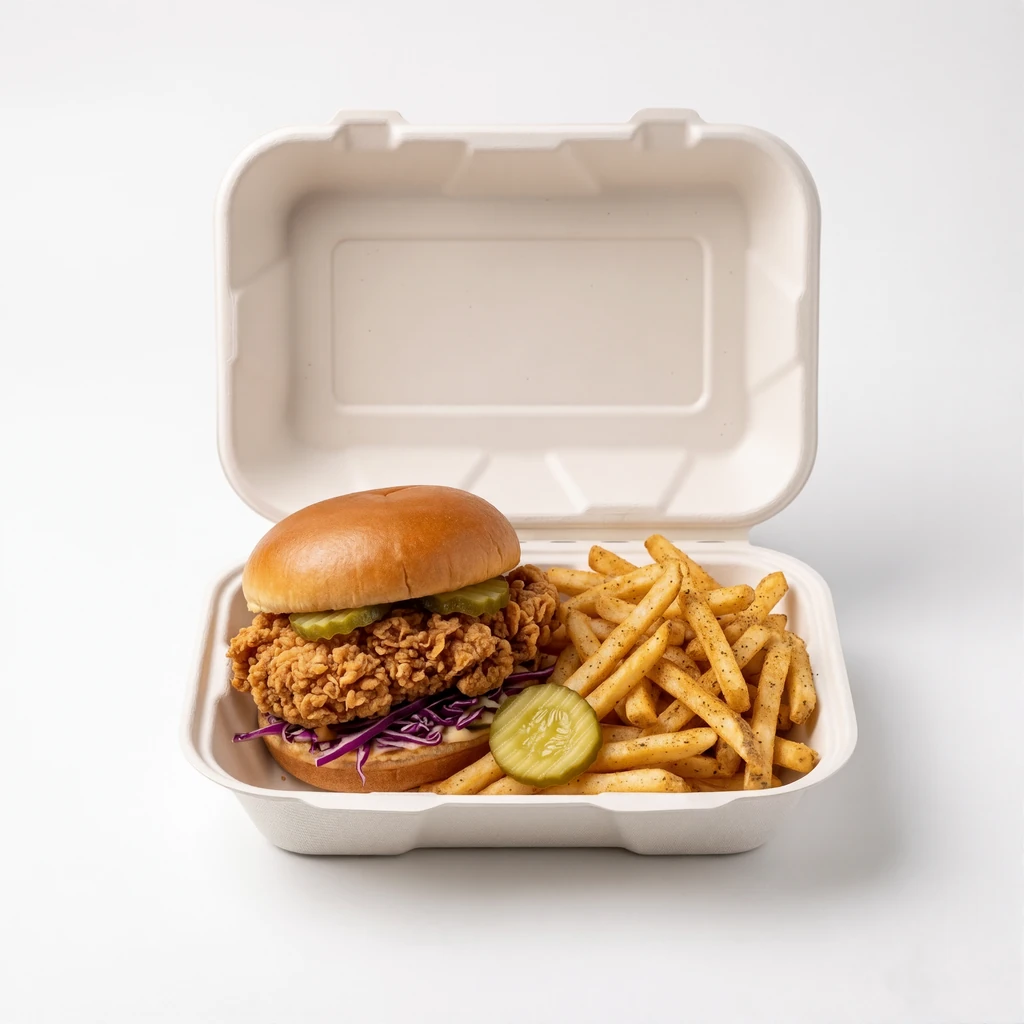 9" x 6" Clamshell - product photo 3