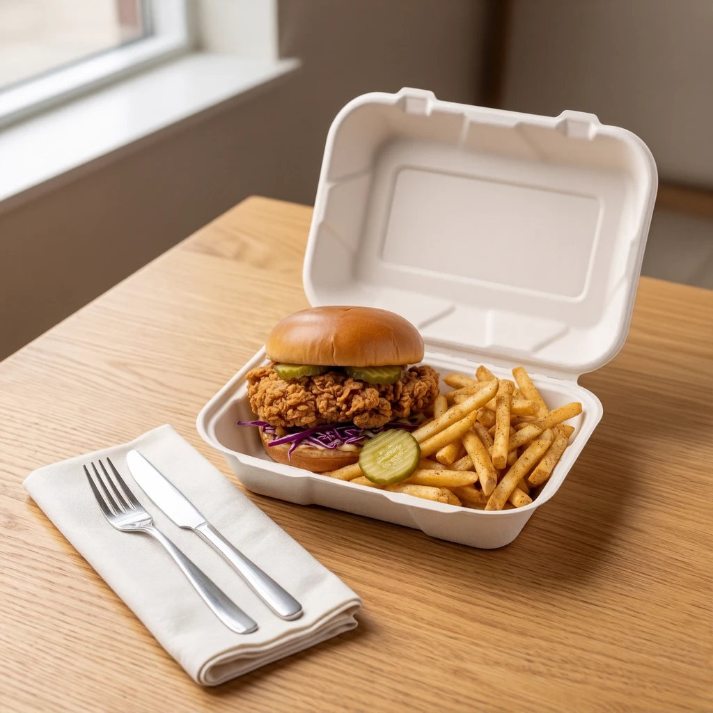 9" x 6" Clamshell - product photo 4