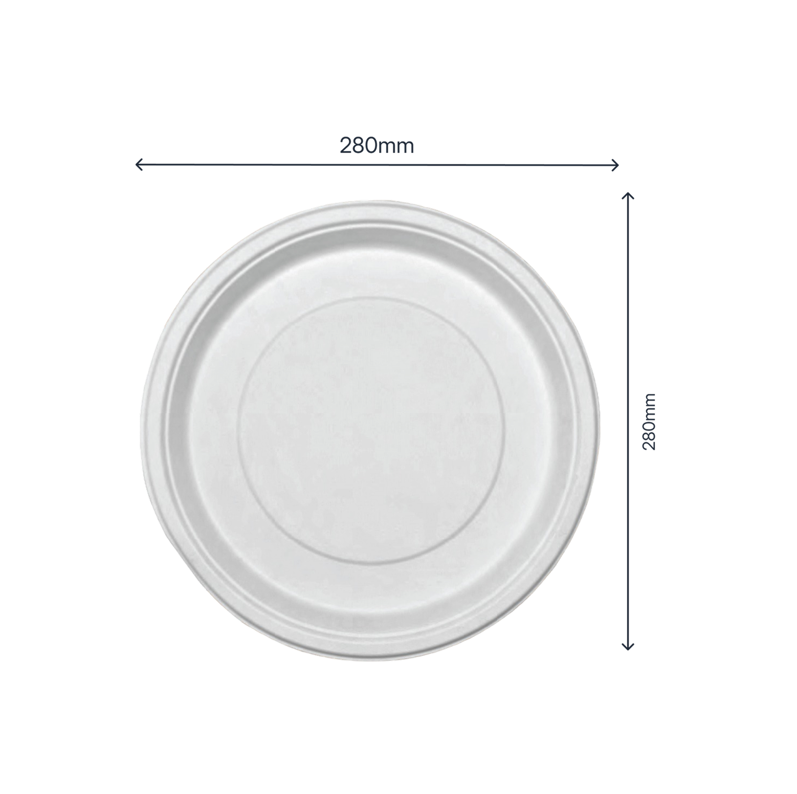11" Round Plate (Plain) - product photo 2