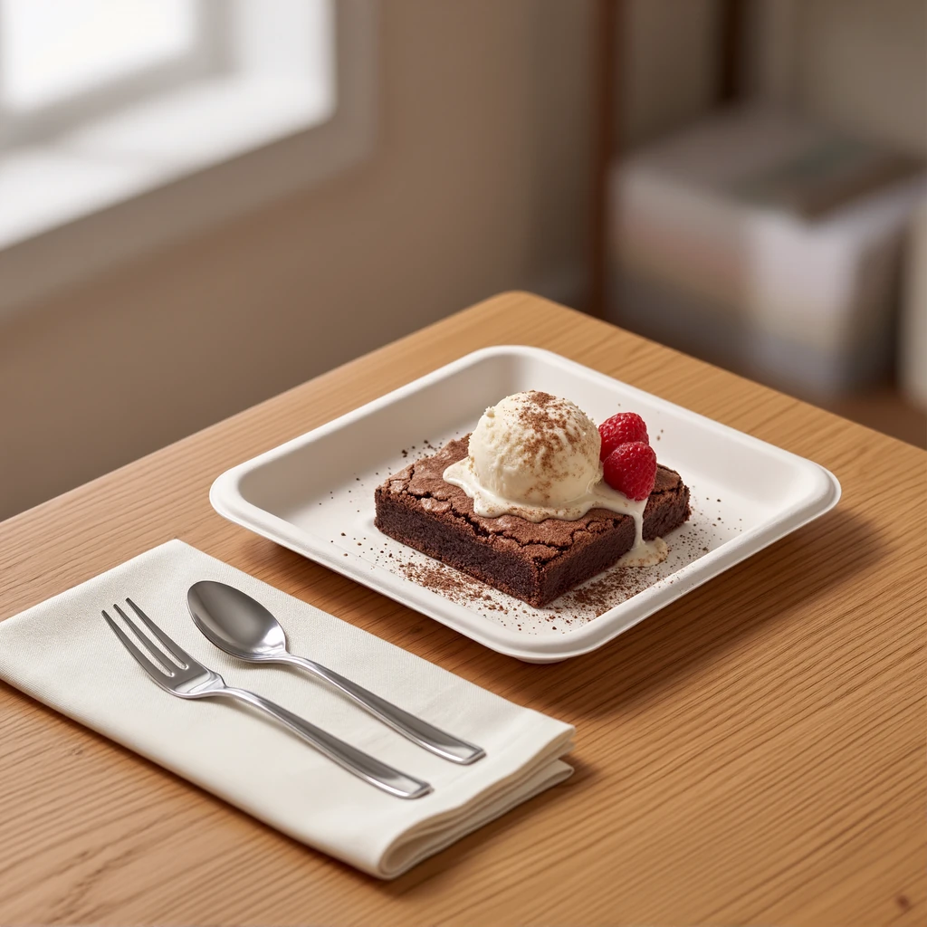 6" Square Plate - product photo 4